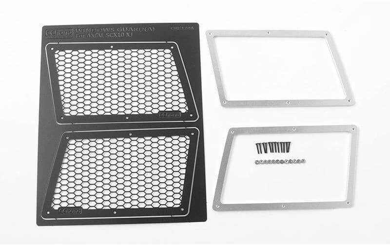 RC4WD Grille De Protection Pour Modèles Réduits Lunette Arrière Latérale, SCX10 II Cherokee - Accessoires RC 3 RC4WD Grille De Protection Pour Modèles Réduits Lunette Arrière Latérale, SCX10 II Cherokee - Accessoires RC
