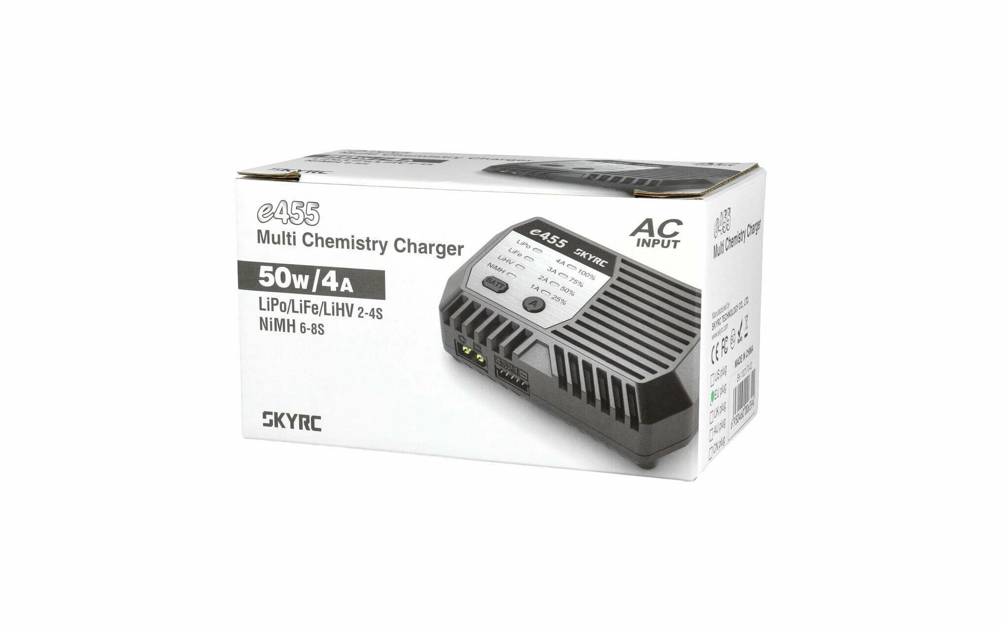 SKYRC Chargeur E455 AC NiMH 6-8 / LiPo 2-4S, 50W - Accus 5 SKYRC Chargeur E455 AC NiMH 6-8 / LiPo 2-4S, 50W - Accus – Image 3