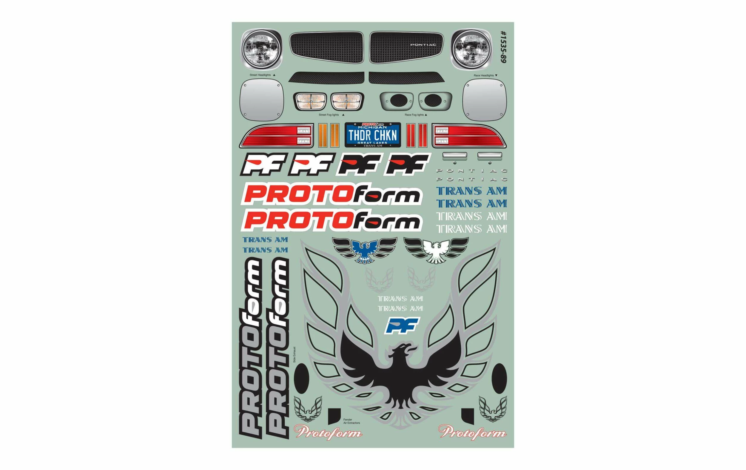 Proline Carrosserie Pontiac Firebird Trans Am 1971 Non Peint, 1:10 - Moteurs ⋅ Régulateurs 5 Proline Carrosserie Pontiac Firebird Trans Am 1971 Non Peint, 1:10 - Moteurs ⋅ Régulateurs – Image 3