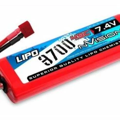 Nvision Batterie RC LiPo 3700 MAh 7,4 V 45C - Accus