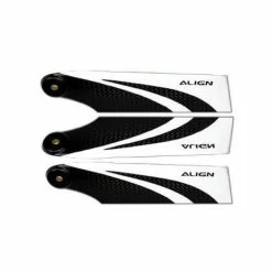 ALIGN Pales De Rotor Anticouple Carbon Fiber 90 Mm - Helicos Pièce De Rechange