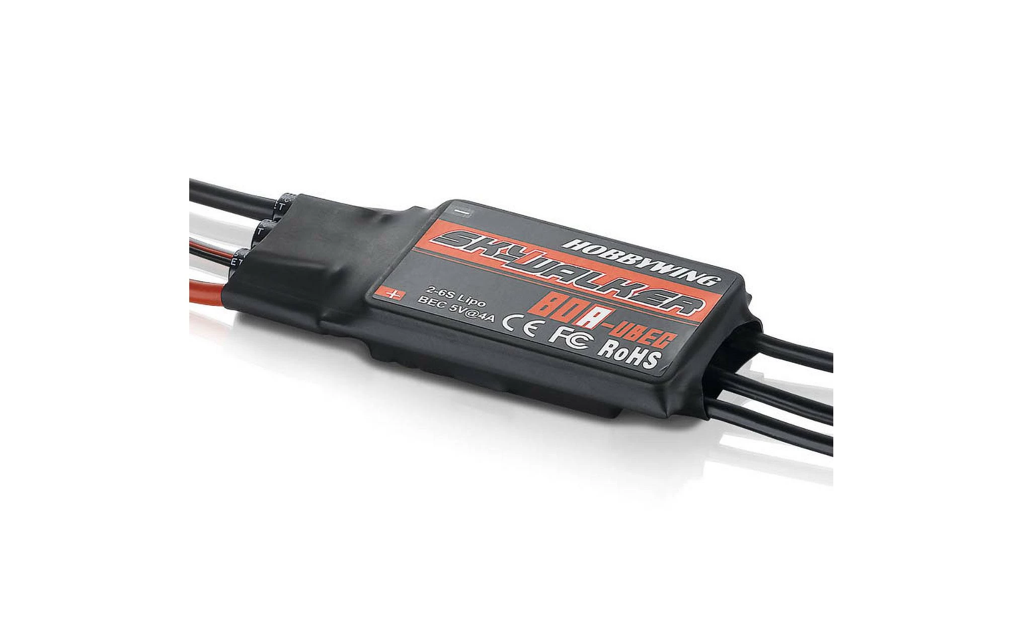 Hobbywing Régulateur Skywalker 80A Brushless 2-6S, 5A UBEC - Moteurs ⋅ Régulateurs 3 Hobbywing Régulateur Skywalker 80A Brushless 2-6S, 5A UBEC - Moteurs ⋅ Régulateurs