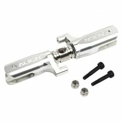 ALIGN Support De Pale De Rotor V2 Arrière, Argent - Helicos Pièce De Rechange