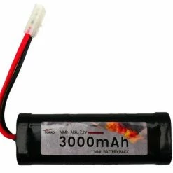 Torro Batterie RC NiMH 3000 MAh 7.2 V Avec Fiche Tamiya - Accus