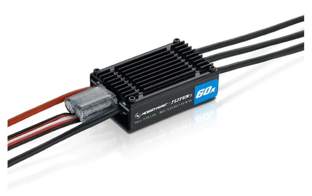 Hobbywing Régulateur FlyFun V5 60A 3-6S 5A BEC - Moteurs ⋅ Régulateurs 3 Hobbywing Régulateur FlyFun V5 60A 3-6S 5A BEC - Moteurs ⋅ Régulateurs