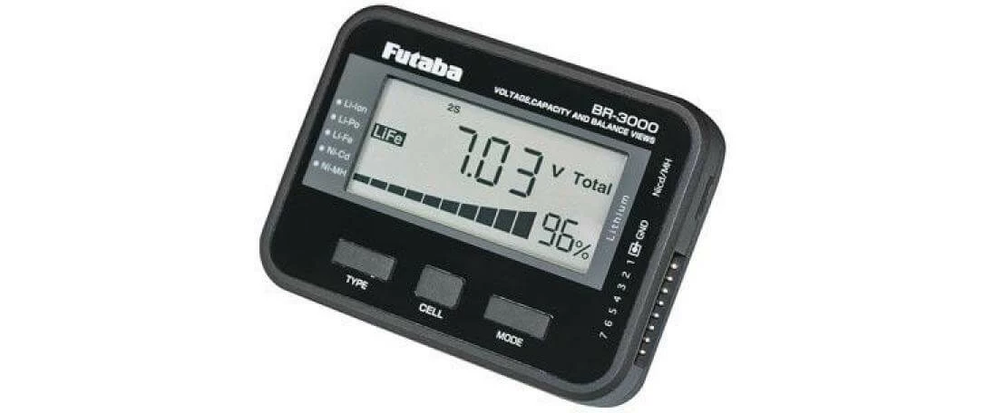 Futaba Testeur Sans Fil BR-3000 - Accus 3 Futaba Testeur Sans Fil BR-3000 - Accus