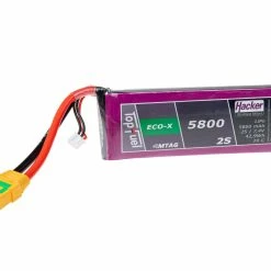 Hacker Batterie RC LiPo 5800 MAh 7,4 V 20C TopFuel ECO-X MTAG - Accus