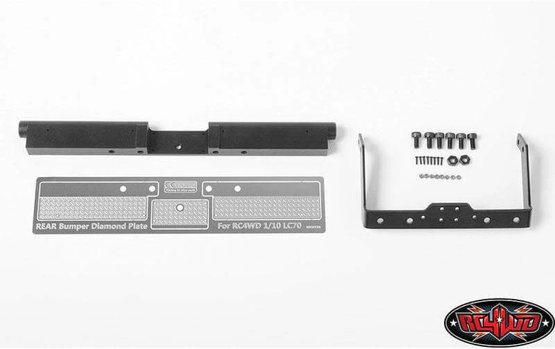 RC4WD Pare-chocs Pour Modèles Réduits Trifecta Arrière LC70 - Accessoires RC 4 RC4WD Pare-chocs Pour Modèles Réduits Trifecta Arrière LC70 - Accessoires RC – Image 2