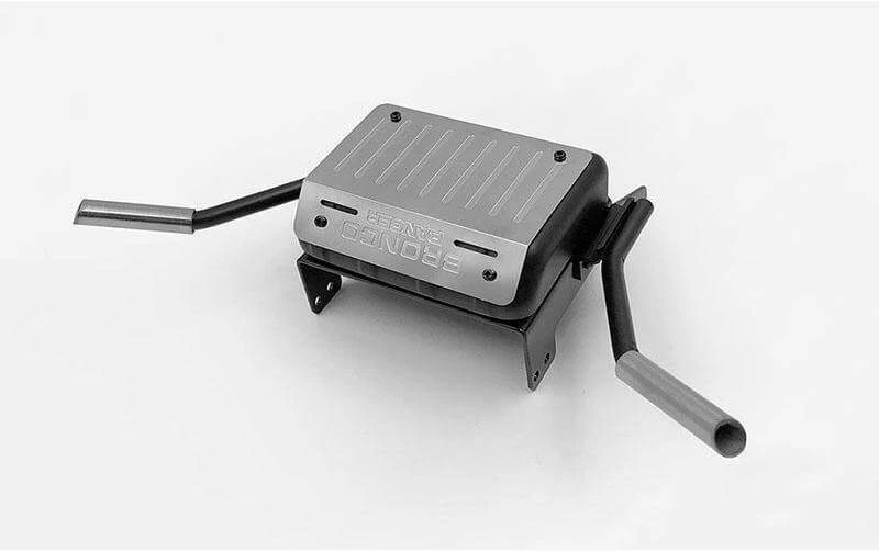 RC4WD Réservoir Pour Modèles Réduits TRX-4 Bronco Avec 2 Tuyaux D'échappement - Accessoires RC 3 RC4WD Réservoir Pour Modèles Réduits TRX-4 Bronco Avec 2 Tuyaux D'échappement - Accessoires RC