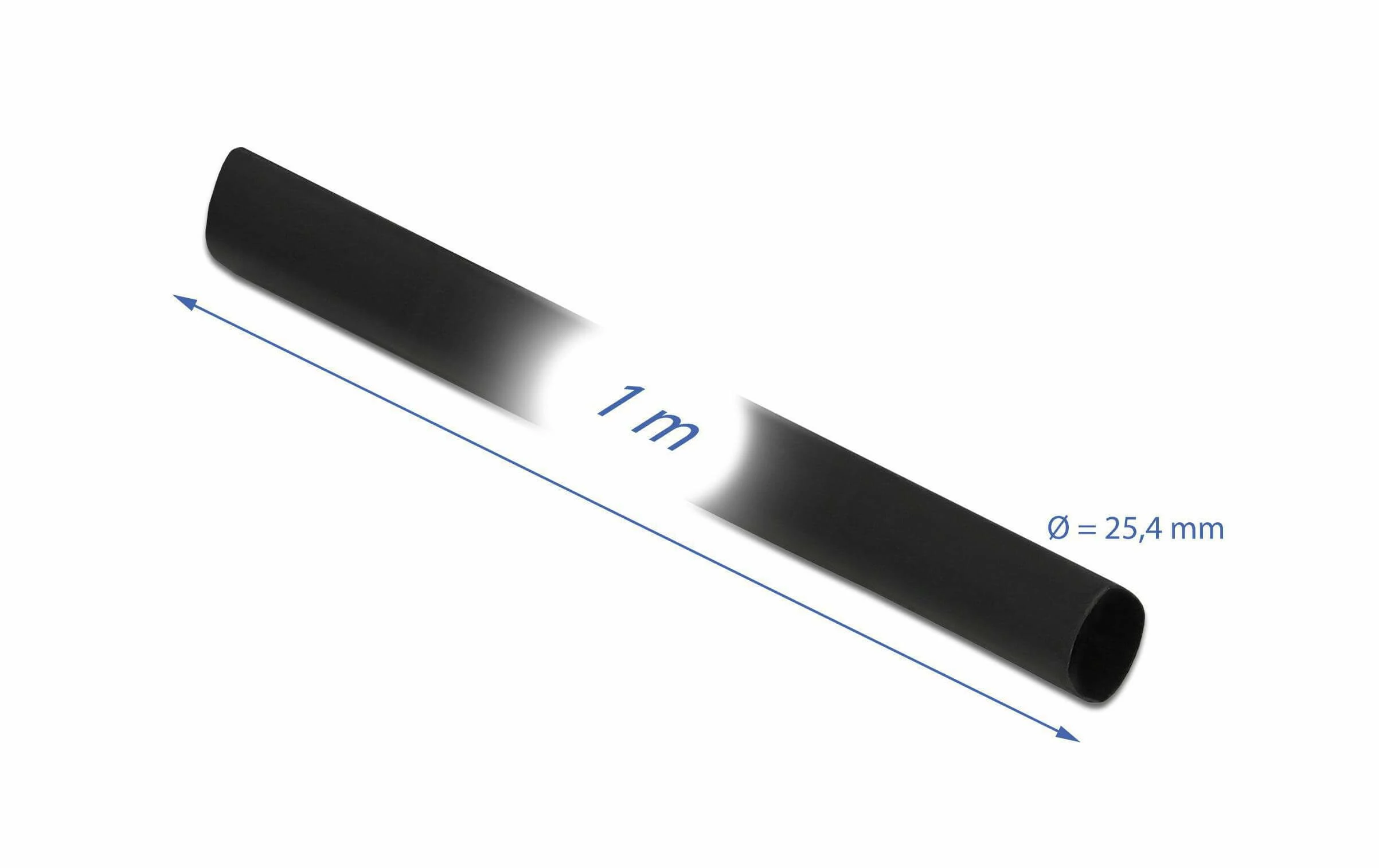 DeLock Gaine Thermorétractable 1m X 25.4mm Taux De Rétrécissement 4:1 Noir - Matières 5 DeLock Gaine Thermorétractable 1m X 25.4mm Taux De Rétrécissement 4:1 Noir - Matières – Image 3