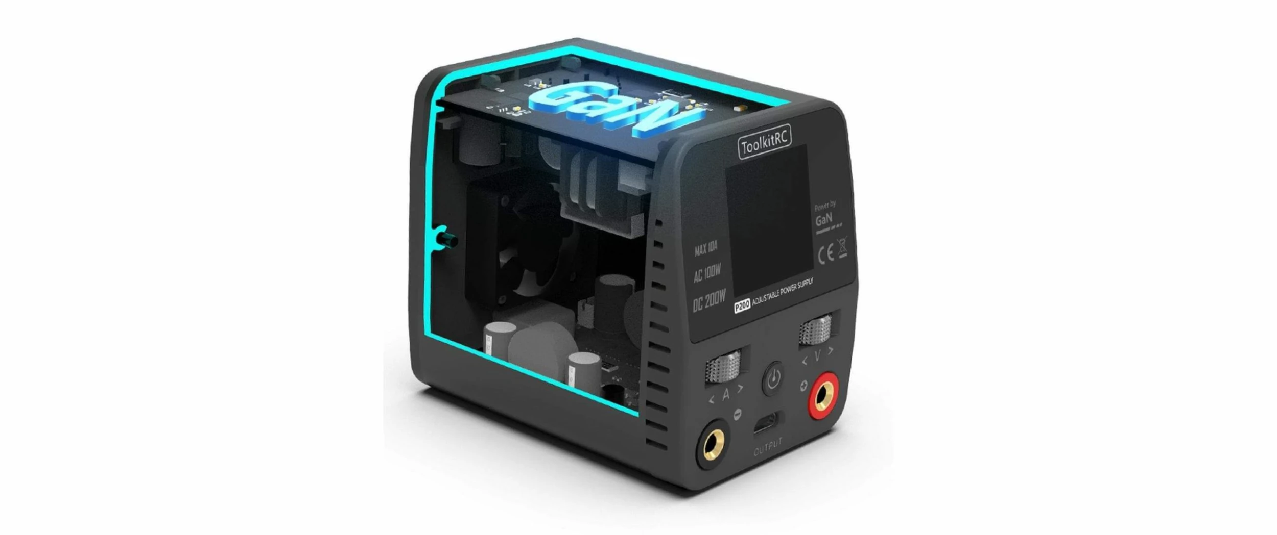 ToolkitRC Bloc D'alimentation P200, 100W, 1-30 V DC Avec Fonction De Charge USB-C PD3.0 - Accus 4 ToolkitRC Bloc D'alimentation P200, 100W, 1-30 V DC Avec Fonction De Charge USB-C PD3.0 - Accus – Image 2