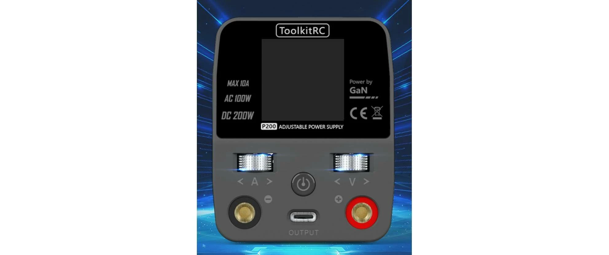 ToolkitRC Bloc D'alimentation P200, 100W, 1-30 V DC Avec Fonction De Charge USB-C PD3.0 - Accus 5 ToolkitRC Bloc D'alimentation P200, 100W, 1-30 V DC Avec Fonction De Charge USB-C PD3.0 - Accus – Image 3