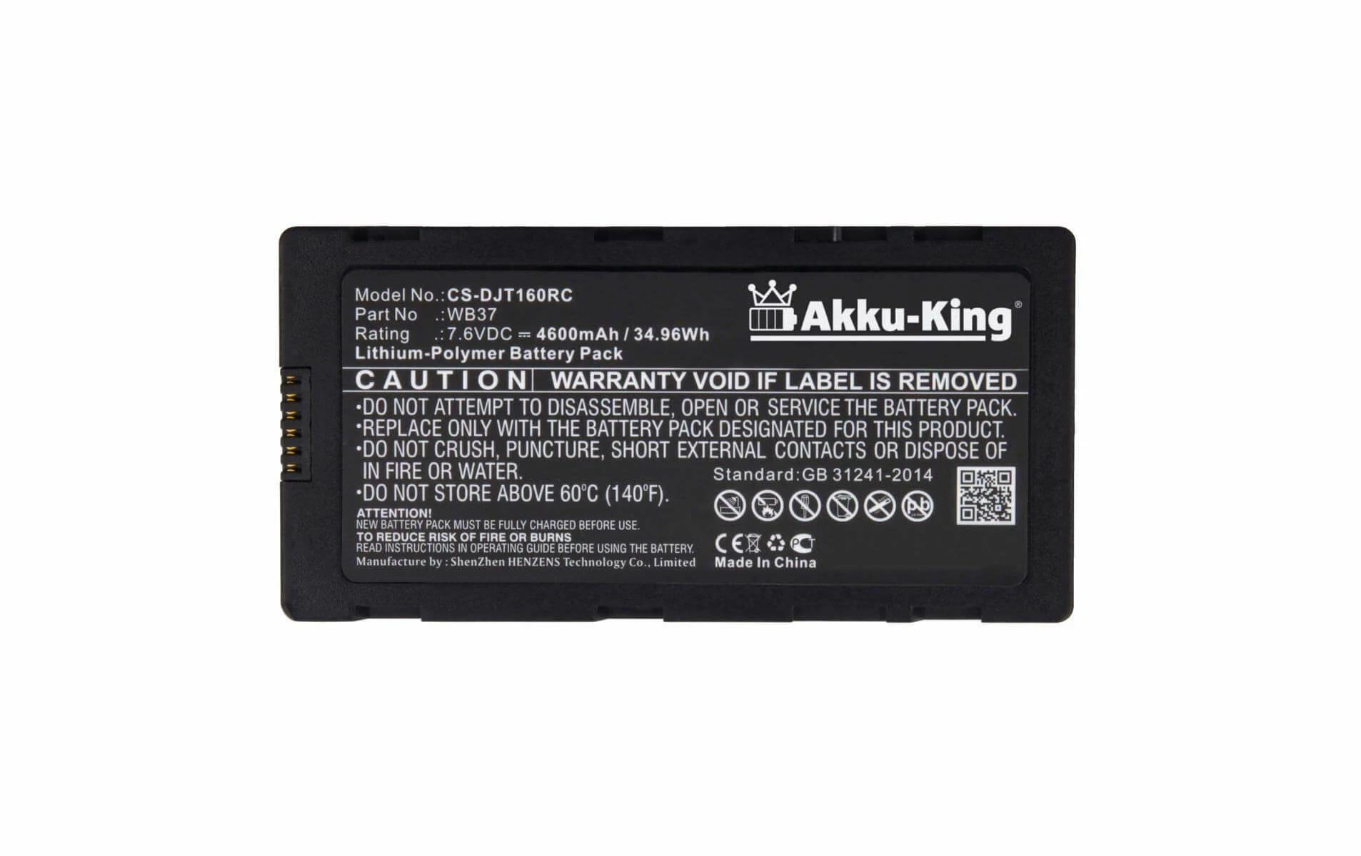 Akku-King Batterie RC LiPo 4600 MAh 7.6 V Compatible Avec DJI WB37 - Accus 5 Akku-King Batterie RC LiPo 4600 MAh 7.6 V Compatible Avec DJI WB37 - Accus – Image 3