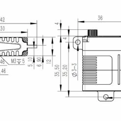 KST Servo De Surface A12-S 13.7 Kg Numérique HV - Servos ⋅ Gyroscope -Kyosho Shop unnamed file 5894