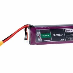 Hacker Batterie RC LiPo 5800 MAh 11,1 V 20C TopFuel ECO-X MTAG - Accus