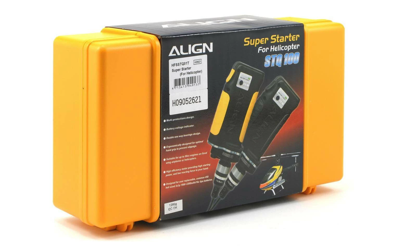 ALIGN Démarreur Pour Hélicoptère, Jaune - Moteurs ⋅ Régulateurs 4 ALIGN Démarreur Pour Hélicoptère, Jaune - Moteurs ⋅ Régulateurs – Image 2