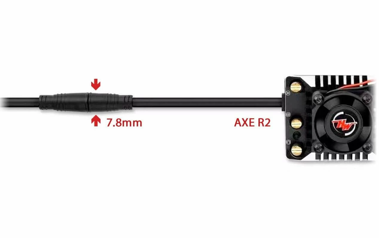 Hobbywing Régulateur Brushless Xerun AXE R2, Crawler, 80A, 2-3S - Moteurs ⋅ Régulateurs 5 Hobbywing Régulateur Brushless Xerun AXE R2, Crawler, 80A, 2-3S - Moteurs ⋅ Régulateurs – Image 3