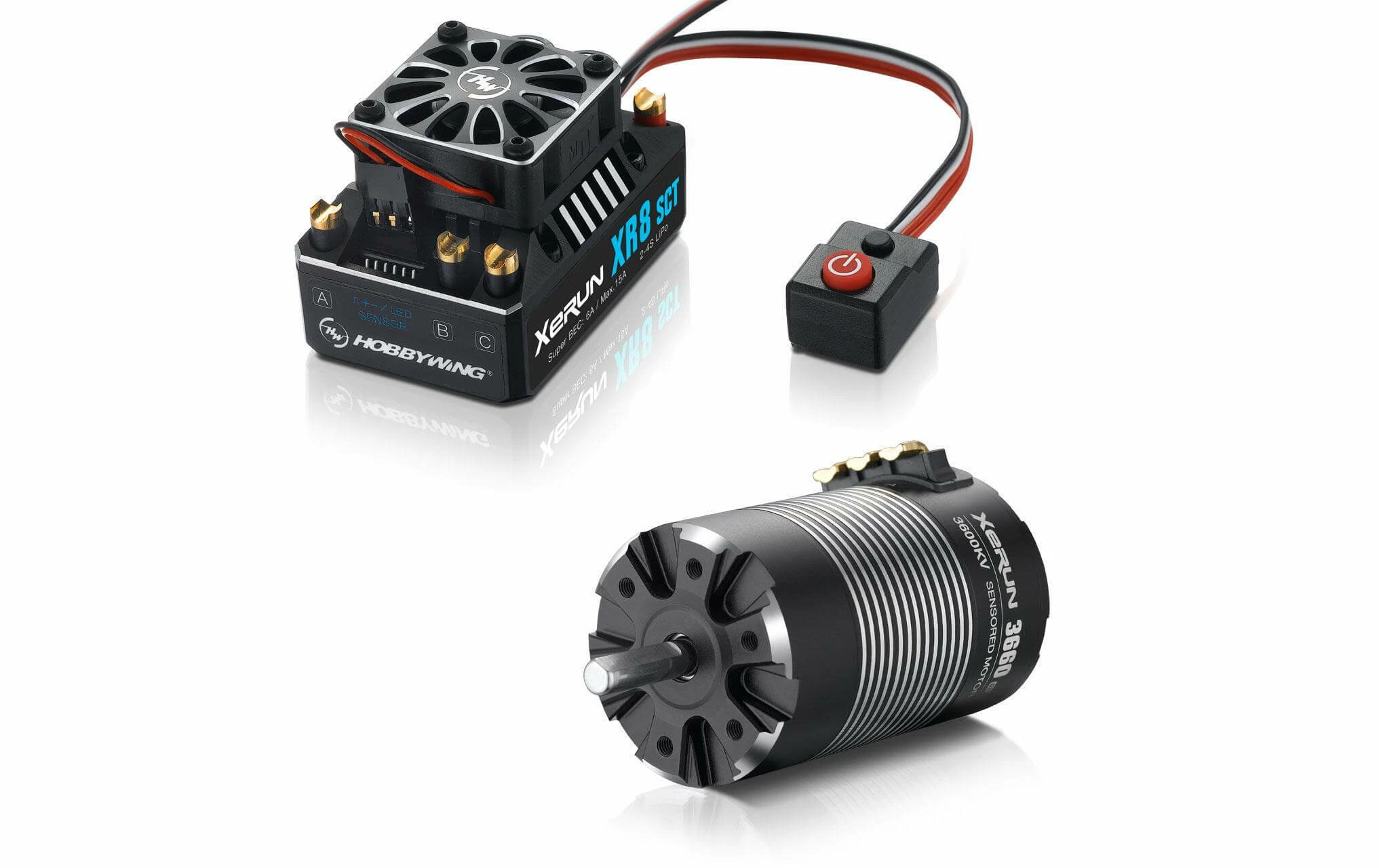 Hobbywing Kit D'entraînement Sans Brosse Xerun XR8 SCT 3660-3600 KV - Moteurs ⋅ Régulateurs 3 Hobbywing Kit D'entraînement Sans Brosse Xerun XR8 SCT 3660-3600 KV - Moteurs ⋅ Régulateurs