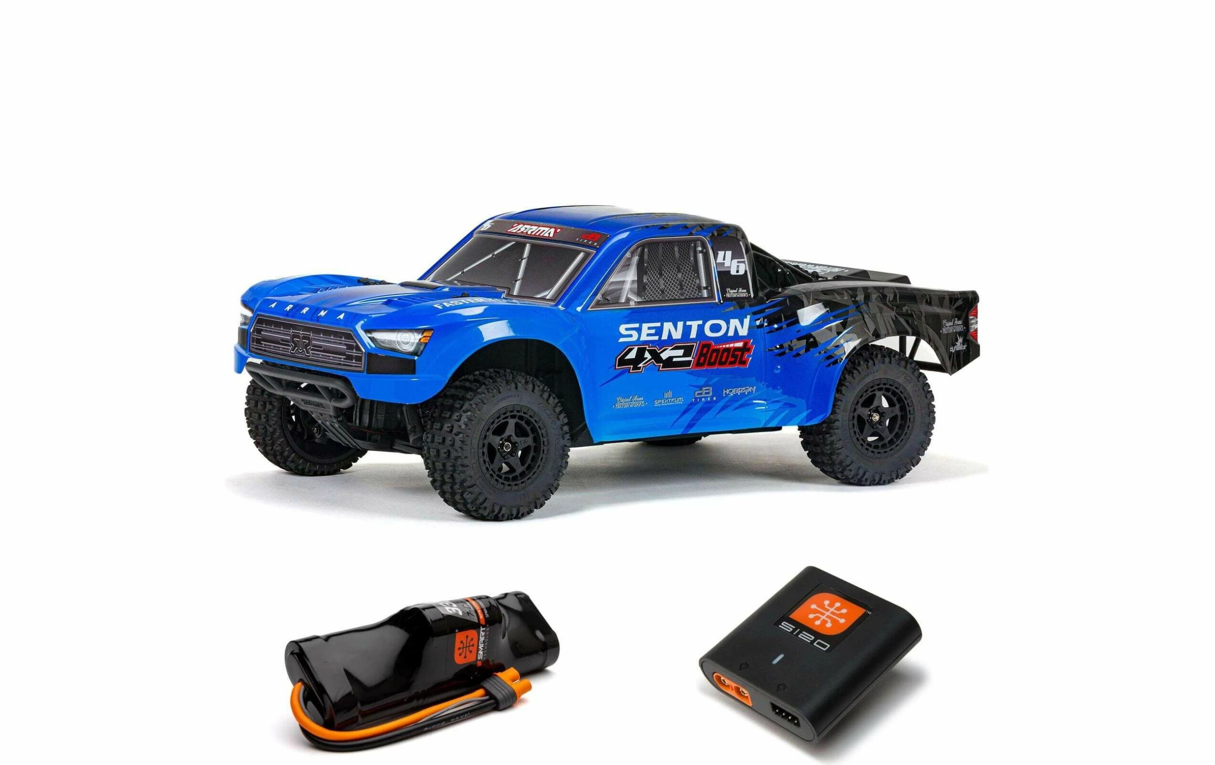 Arrma Short Course Truck Senton 4x2 Boost Mega, Bleu RTR, 1:10 - Off-Road Modèle 4 Arrma Short Course Truck Senton 4x2 Boost Mega, Bleu RTR, 1:10 - Off-Road Modèle – Image 2