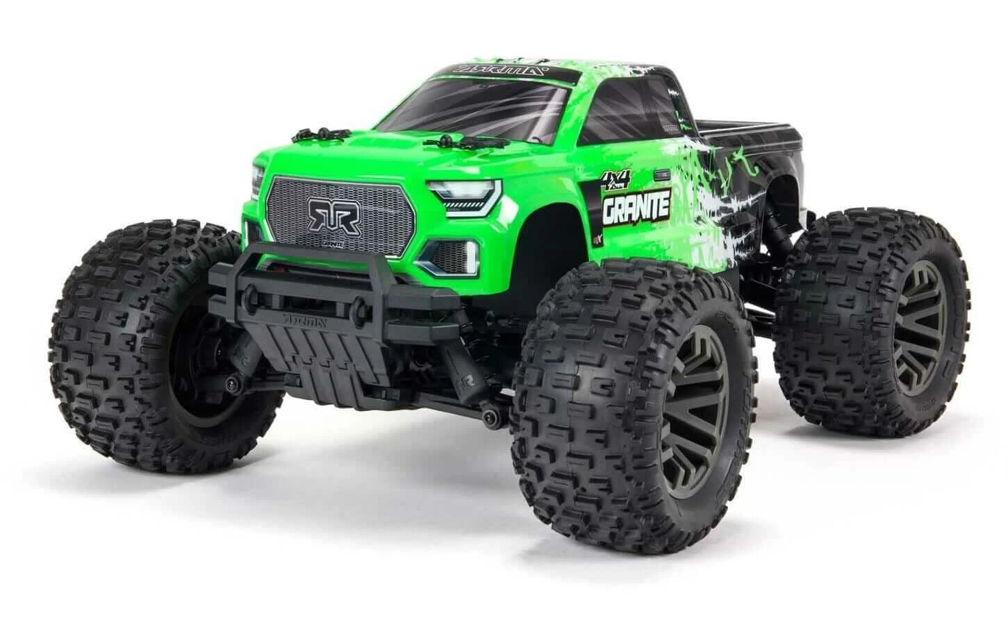 Arrma Monster Truck Granite 4x4 3S BLX Vert 1:10, ARTR - Off-Road Modèle 3 Arrma Monster Truck Granite 4x4 3S BLX Vert 1:10, ARTR - Off-Road Modèle