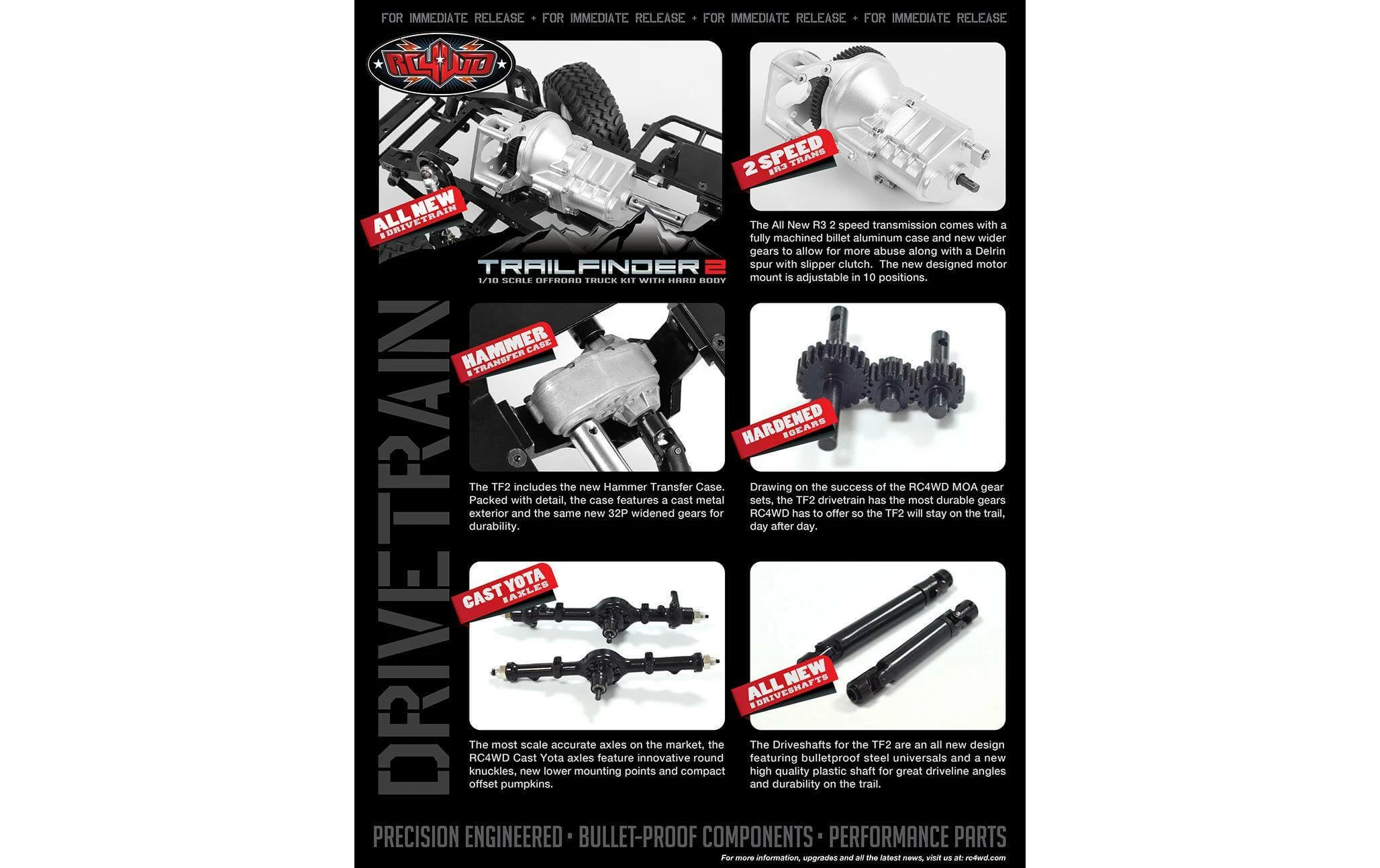 RC4WD Scale Crawler Trail Finder 2 Mojave II 1:10, Kit - Off-Road Modèle 4 RC4WD Scale Crawler Trail Finder 2 Mojave II 1:10, Kit - Off-Road Modèle – Image 2