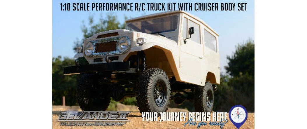 RC4WD Scale Crawler Gelände II Cruiser Kit De Construction - Off-Road Modèle 5 RC4WD Scale Crawler Gelände II Cruiser Kit De Construction - Off-Road Modèle – Image 3