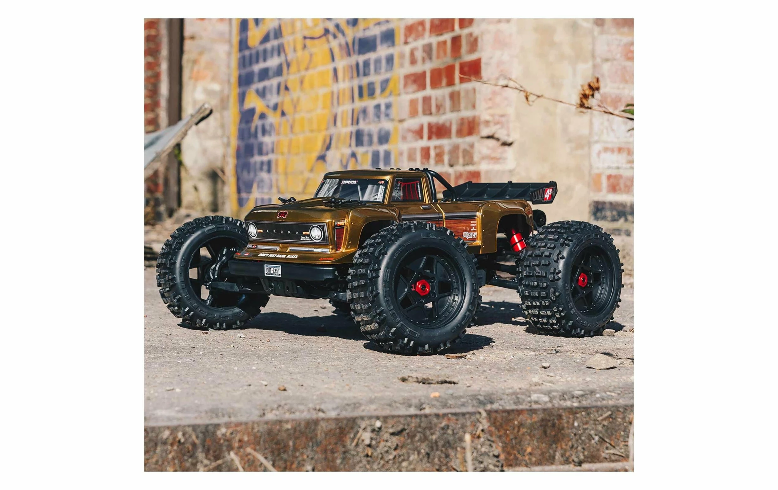 Arrma Monster Truck Outcast 4x4 V2 BLX 4S, Bronze 1:10, ARTR - Off-Road Modèle 4 Arrma Monster Truck Outcast 4x4 V2 BLX 4S, Bronze 1:10, ARTR - Off-Road Modèle – Image 2