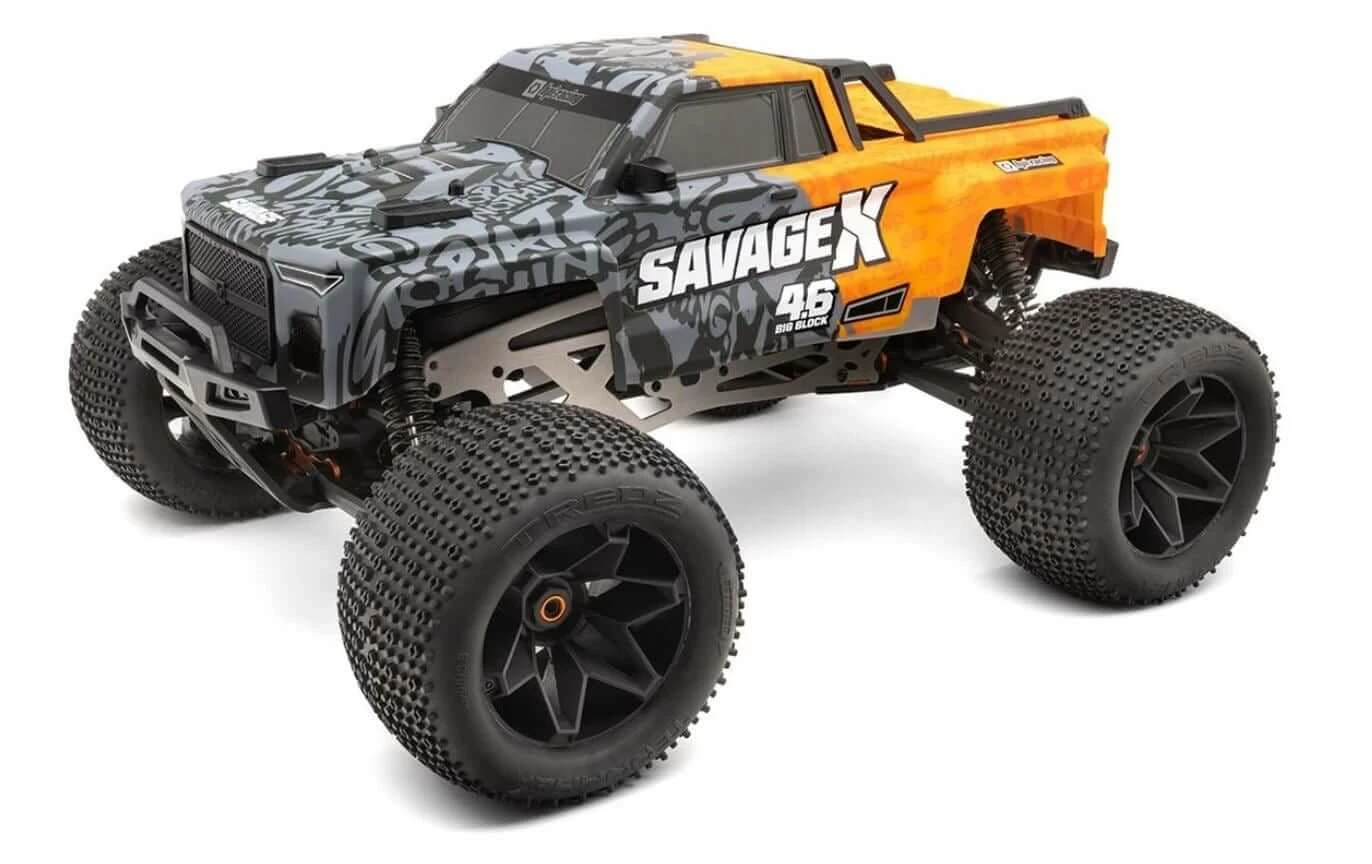 HPI Monster Truck Savage X 4.6 Big Block Nitro ARTR, 1:8 - Off-Road Modèle 3 HPI Monster Truck Savage X 4.6 Big Block Nitro ARTR, 1:8 - Off-Road Modèle