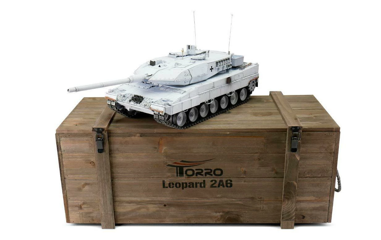 Torro Tank 1:16 Leopard 2A6 BB Blanc - Véhicule Utilitaire 5 Torro Tank 1:16 Leopard 2A6 BB Blanc - Véhicule Utilitaire – Image 3