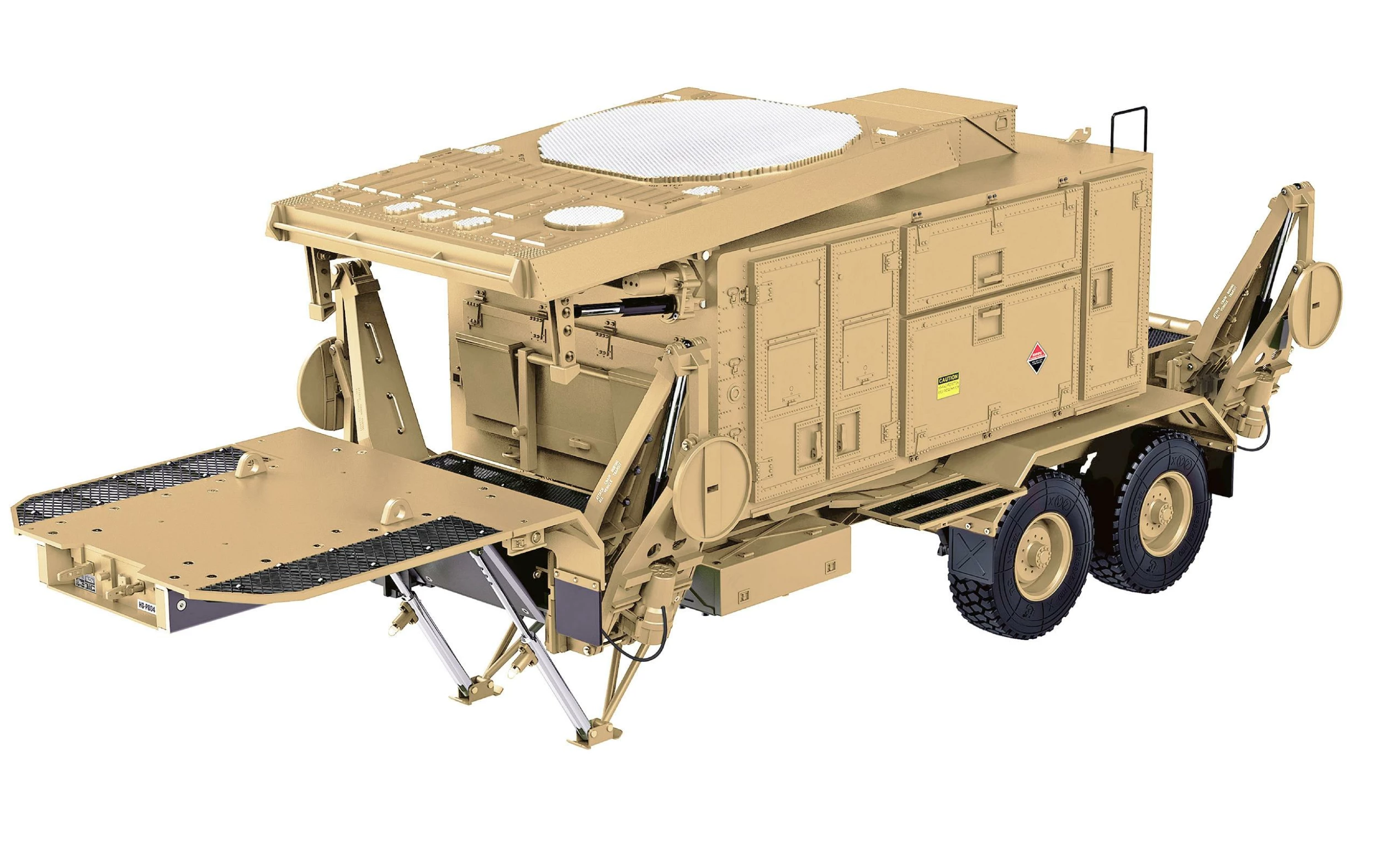 Amewi Semi-remorque Radar US M747, Sable, 1:12, Kit De Construction - Accessoires Véhicule Utilitaire 5 Amewi Semi-remorque Radar US M747, Sable, 1:12, Kit De Construction - Accessoires Véhicule Utilitaire – Image 3