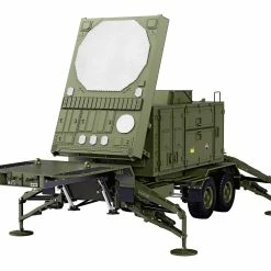 Amewi Semi-remorque Radar US M747, Vert, 1:12, Kit De Construction - Accessoires Véhicule Utilitaire