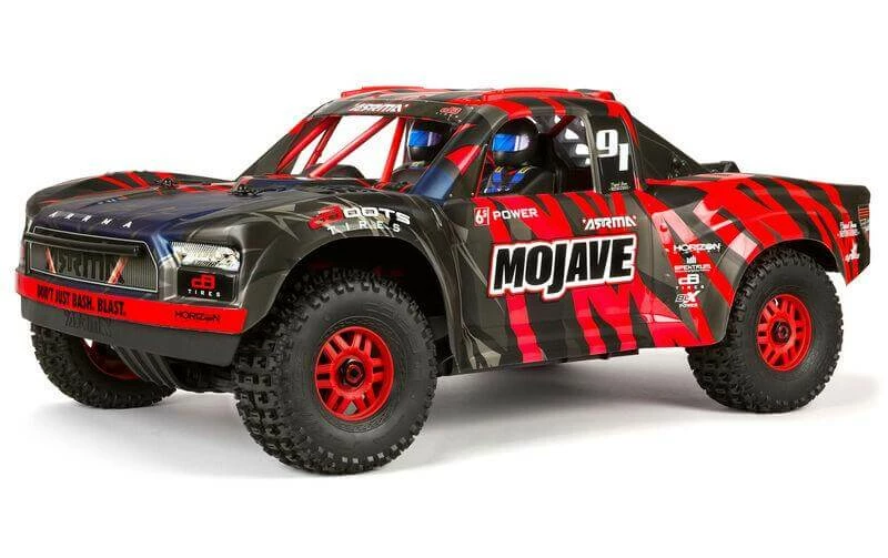 Arrma Trophy Truck MOJAVE 6S V2 4WD BLX Rouge, 1:7, ARTR - Off-Road Modèle 3 Arrma Trophy Truck MOJAVE 6S V2 4WD BLX Rouge, 1:7, ARTR - Off-Road Modèle