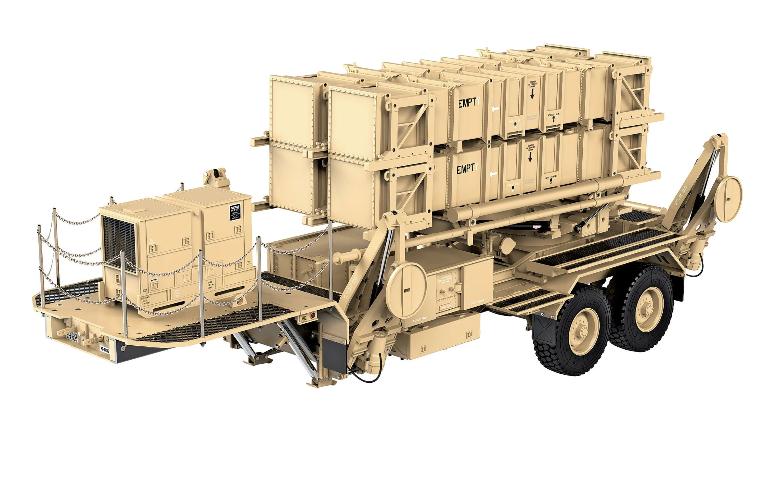 Amewi Semi-remorque Lance-roquettes US M747, Sable 1:12, Kit De Construction - Accessoires Véhicule Utilitaire 3 Amewi Semi-remorque Lance-roquettes US M747, Sable 1:12, Kit De Construction - Accessoires Véhicule Utilitaire