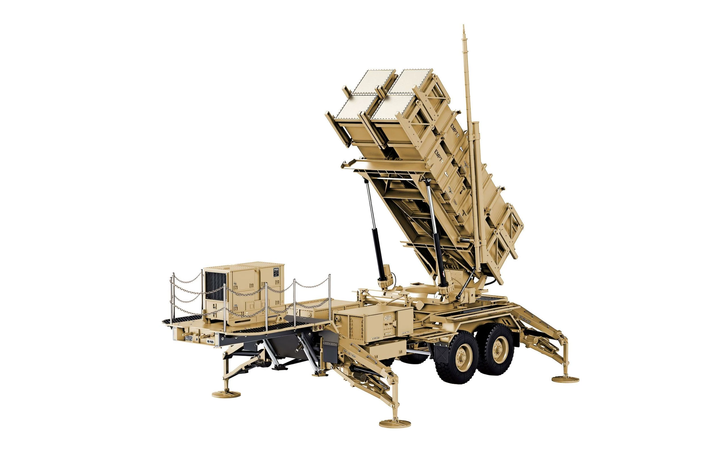 Amewi Semi-remorque Lance-roquettes US M747, Sable 1:12, Kit De Construction - Accessoires Véhicule Utilitaire 4 Amewi Semi-remorque Lance-roquettes US M747, Sable 1:12, Kit De Construction - Accessoires Véhicule Utilitaire – Image 2