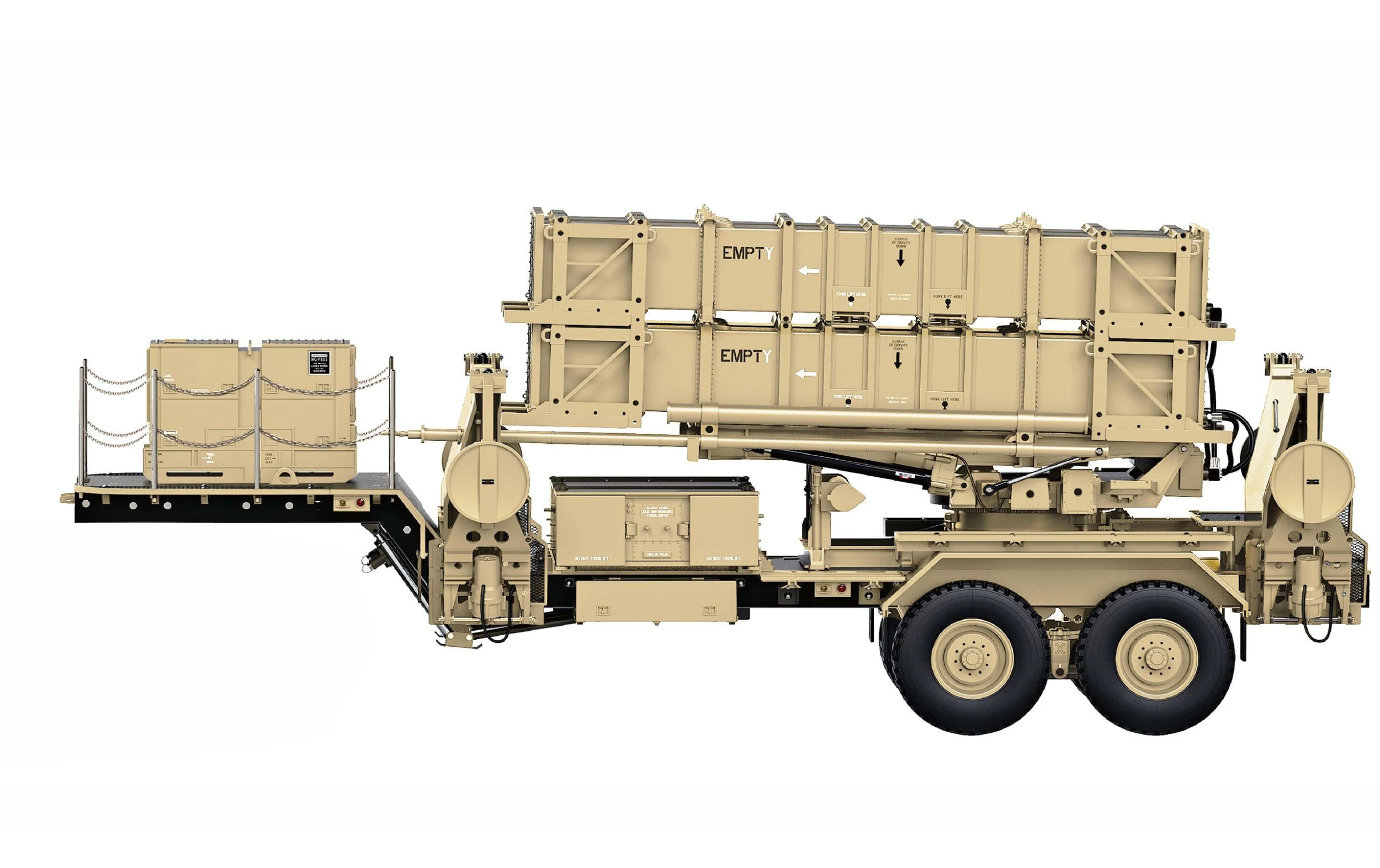 Amewi Semi-remorque Lance-roquettes US M747, Sable 1:12, Kit De Construction - Accessoires Véhicule Utilitaire 5 Amewi Semi-remorque Lance-roquettes US M747, Sable 1:12, Kit De Construction - Accessoires Véhicule Utilitaire – Image 3
