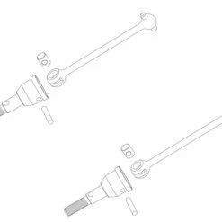 Arbres De Transmission CVD, Avant Au Briseur D'Amewi, 2 Pièces - On-Road Châssis