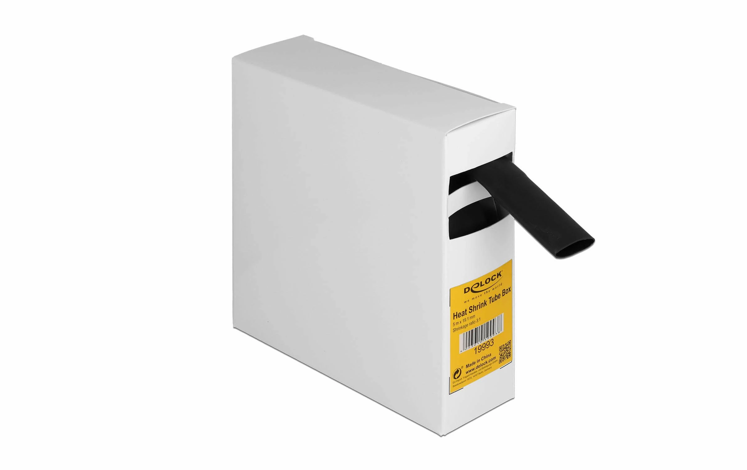 DeLock Gaine Thermorétractable Boîte Avec Colle Intérieure, 5 M X 19.1 Mm - Matières 3 DeLock Gaine Thermorétractable Boîte Avec Colle Intérieure, 5 M X 19.1 Mm - Matières