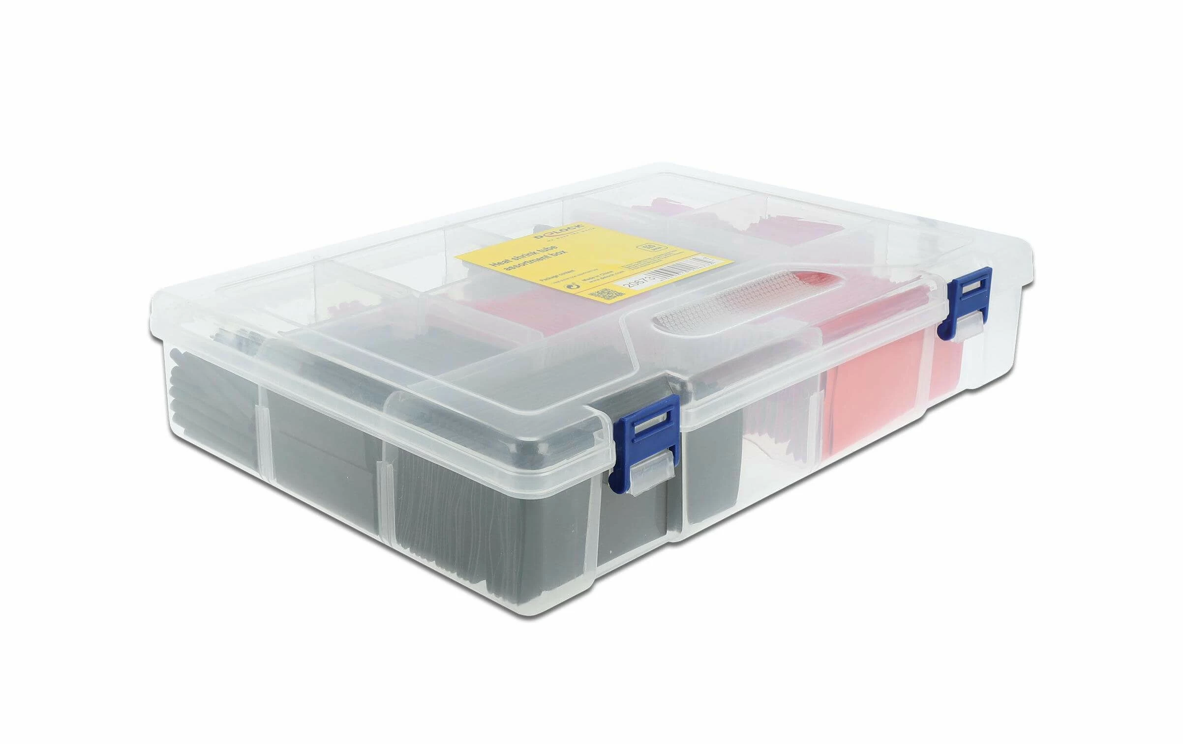 DeLock Gaine Thermorétractable 520-Set Boîtier D'assortiment Rouge/noir - Matières 4 DeLock Gaine Thermorétractable 520-Set Boîtier D'assortiment Rouge/noir - Matières – Image 2