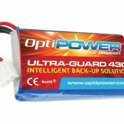 Optipower Alimentation électrique ULTRA Guard 430 Batterie LiPo - Emetteurs ⋅ Recpteurs