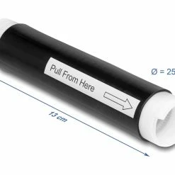 DeLock Manchon Thermorétractable à Froid 0.13 M X 25 Mm Noir , 2 Pièces - Matières -Kyosho Shop unnamed file 819