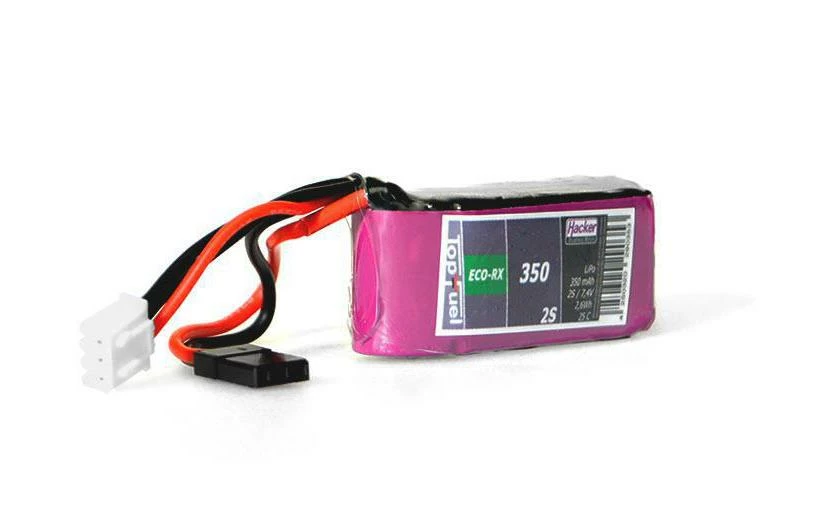 Hacker Batterie RC LiPo 350 MAh 7,4 V 25C TopFuel ECO-X RX - Accus 3 Hacker Batterie RC LiPo 350 MAh 7,4 V 25C TopFuel ECO-X RX - Accus