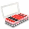 DeLock Gaine Thermorétractable Boîte D'assortiment, Noir/rouge, 196 Pièces - Matières -Kyosho Shop unnamed file 899