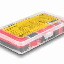 DeLock Gaine Thermorétractable Boîte D'assortiment, Noir/rouge, 196 Pièces - Matières -Kyosho Shop unnamed file 900