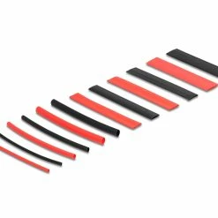 DeLock Gaine Thermorétractable Boîte D'assortiment, Noir/rouge, 196 Pièces - Matières -Kyosho Shop unnamed file 901