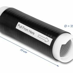 DeLock Manchon Thermorétractable à Froid 0.13 M X 35 Mm Noir , 2 Pièces - Matières -Kyosho Shop unnamed file 904