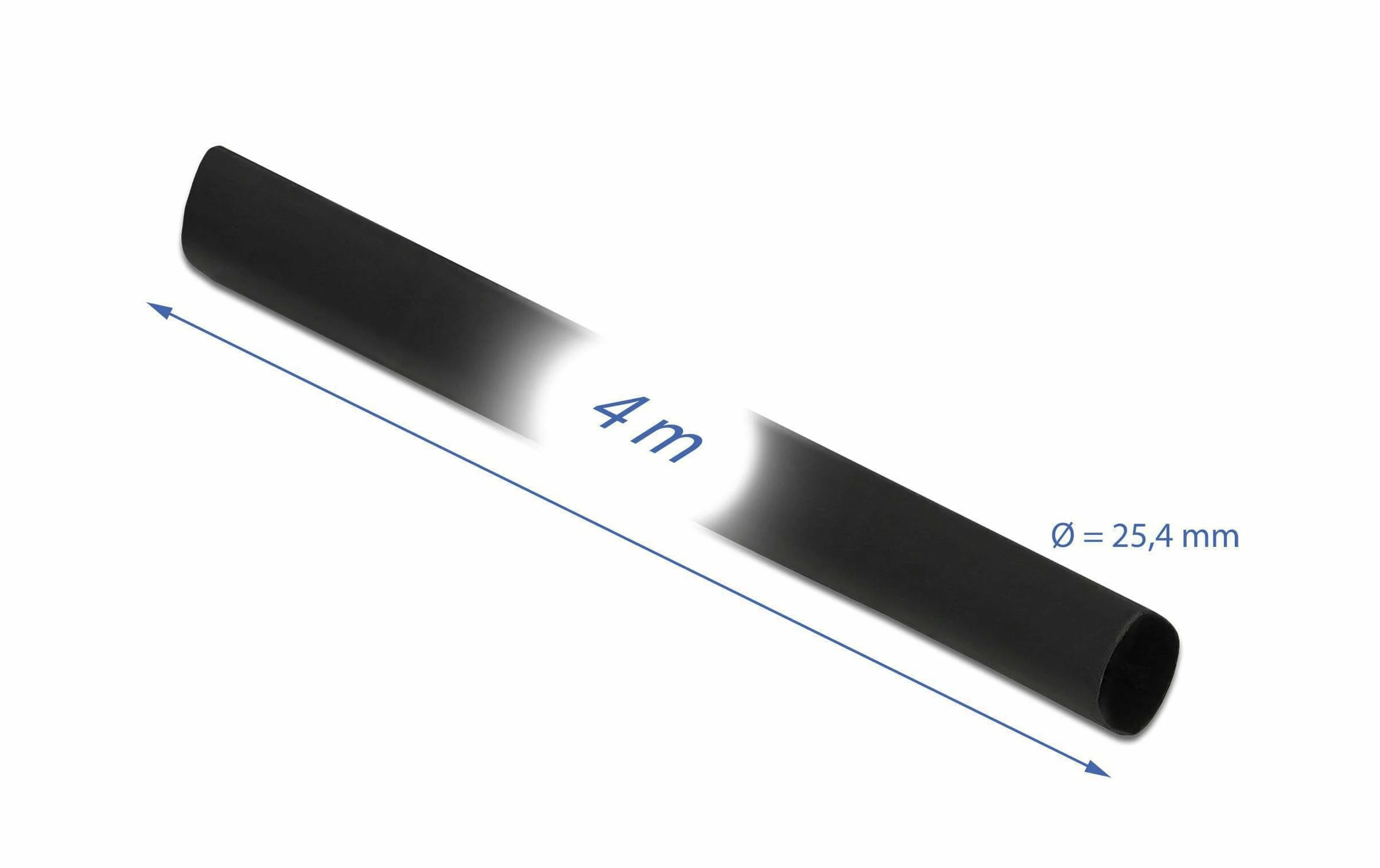 DeLock Gaine Thermorétractable 4m X 25.4 Mm Noir - Matières 5 DeLock Gaine Thermorétractable 4m X 25.4 Mm Noir - Matières – Image 3