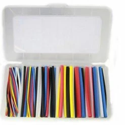 EP Gaine Thermorétractable 170 Pièces Boîte D'assortiment, Multicolore - Matières