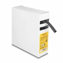 DeLock Gaine Thermorétractable Boîte Avec Adhésif Intérieur 5 M X 8 Mm Noir - Matières